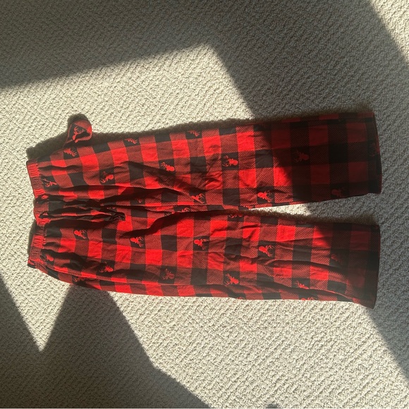 Red and Black Plaid Pajama Pants - Picture 1 of 2